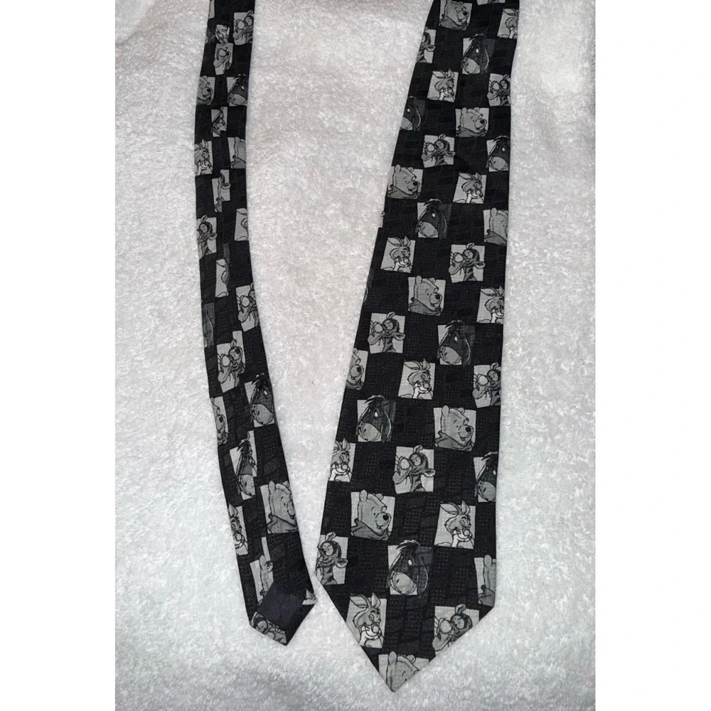 Vintage 90s Disney Winnie The Pooh‎ Theme Graphic Ties  Lot Of 2